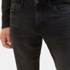 Jean slim used black denim josh Homme TOM TAILOR