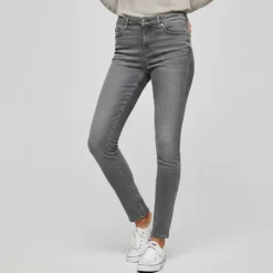 Jeans stretch slim gris Femme VERO MODA