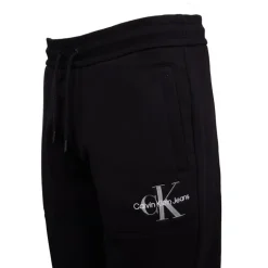 Jogging noir élastique en coton Homme CALVIN KLEIN