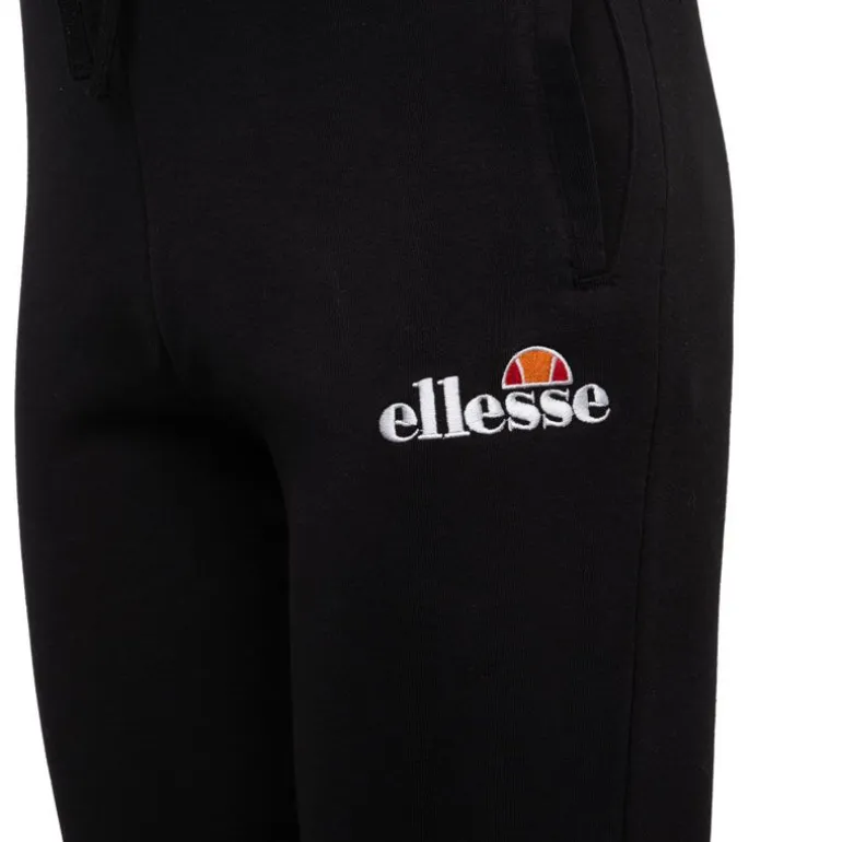 Jogging noir regular logo brodé Femme ELLESSE