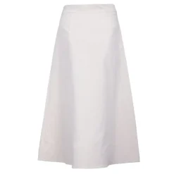 Jupe à boutons beige Jarel mi-longue Femme LA PETITE ETOILE