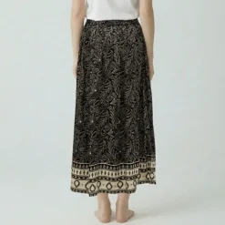 Jupe boutonnée imprimé fleurs avec motifs Femme LES TROPEZIENNES PAR M.BELARBI