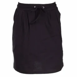 Jupe courte droite noire avec poches Femme DEELUXE 74