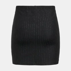 Jupe courte noir mary fils métalliques Femme JDY