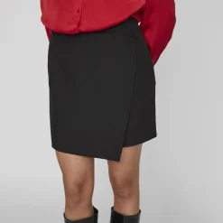 Jupe courte noire Femme VILA
