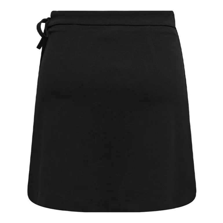 Jupe courte portefeuille noir Femme JDY