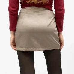 Jupe courte satinée de tailleur Femme IMPERIAL