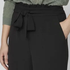 Jupe culotte noire avec ceinture viwinnie rasha noir 14092096 3949 Femme VILA