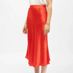 Jupe droite effet satiné jill Femme LA PETITE ETOILE
