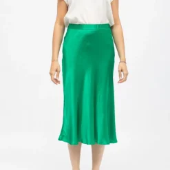Jupe droite effet satiné jill Femme LA PETITE ETOILE