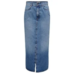 Jupe en jeans longue onlcilla en coton Femme ONLY
