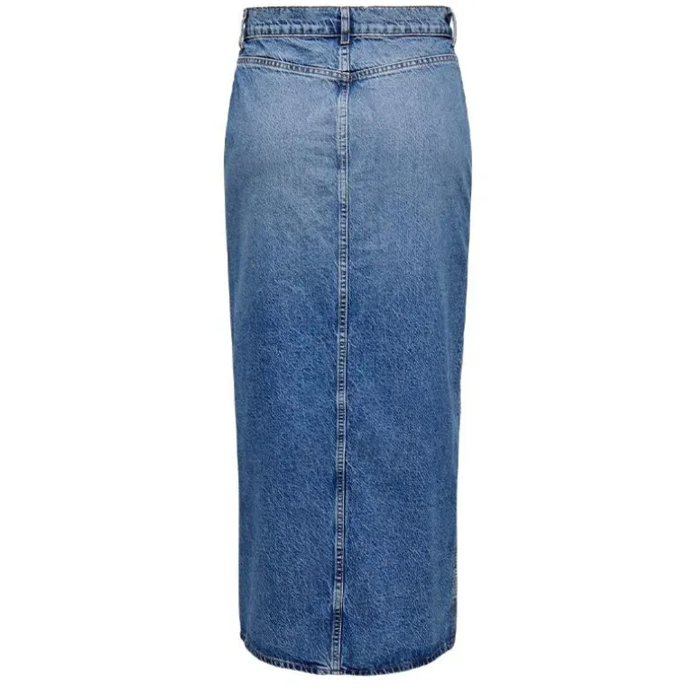 Jupe en jeans longue onlcilla en coton Femme ONLY