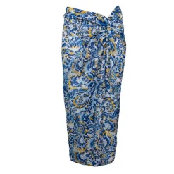 Jupe fourreau longue Juny bleu Femme LA PETITE ETOILE