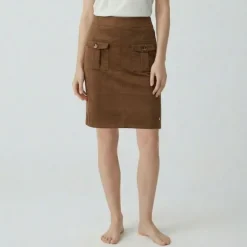 Jupe havane lavaka avec poches mi longue Femme LES TROPEZIENNES PAR M.BELARBI