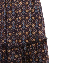 Jupe isalda bordeaux imprimée Femme DEELUXE 74