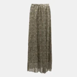 Jupe longue imprimé avec fils métalliques Femme PLEASE