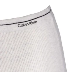 Jupe longue moulante laine logo fendu arrière Femme CALVIN KLEIN