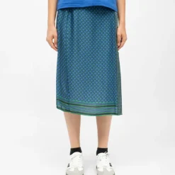 Jupe portefeuille satinée avec imprimé graphique judy Femme LA PETITE ETOILE