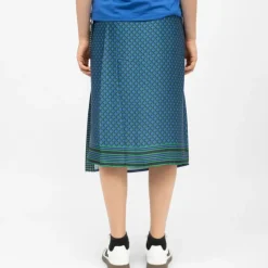 Jupe portefeuille satinée avec imprimé graphique judy Femme LA PETITE ETOILE