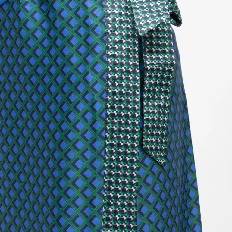 Jupe portefeuille satinée avec imprimé graphique judy Femme LA PETITE ETOILE