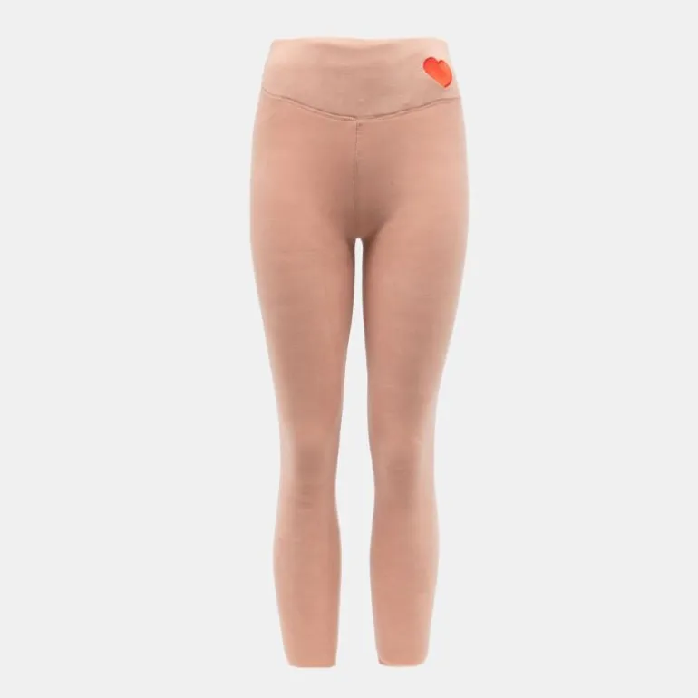 Legging fourré myrta avec coeur brodé rouge Femme CHANTAL THOMASS