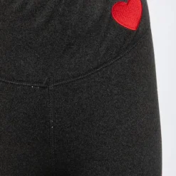 Legging fourré myrta avec coeur brodé rouge Femme CHANTAL THOMASS