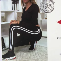 Legging taille haute fourré bandes côtés Louba Femme LEE COOPER