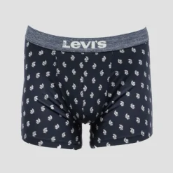 Lot 2 boxers coton à motifs fleurs avec logo Homme LEVI'S