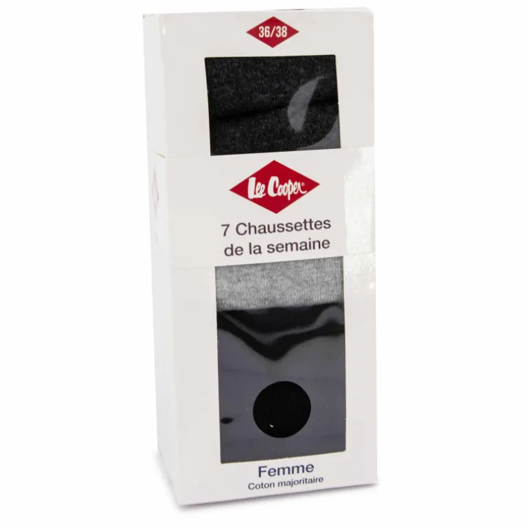 Lot 7 paire de chaussettes Corane Femme LEE COOPER