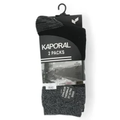 Lot 2 paires chaussettes ultra doux Homme KAPORAL
