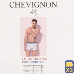 Lot de 3 boxers ayden Homme CHEVIGNON