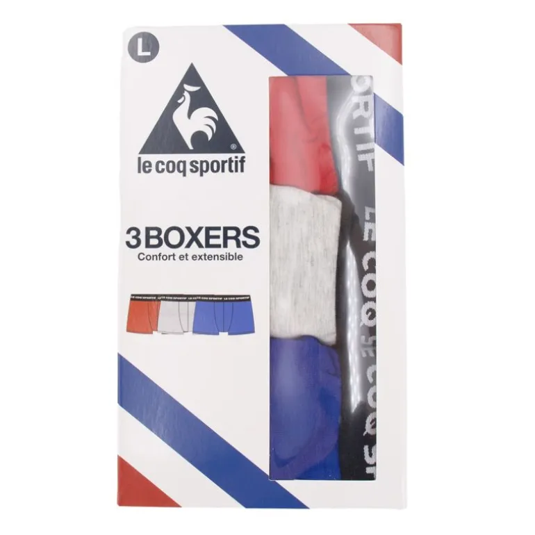 Lot de 3 boxers blancs Homme LE COQ SPORTIF