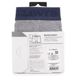 Lot de 2 boxers coton bio à motifs graphique stretch Homme LEVI'S