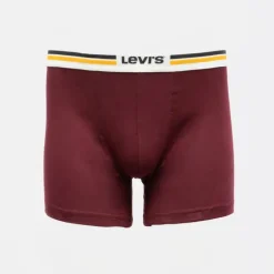 Lot de 2 boxers coton élastique avec liseré coloré Homme LEVI'S