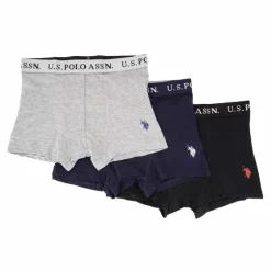 lot de 3 boxers en coton stretch Homme US POLO