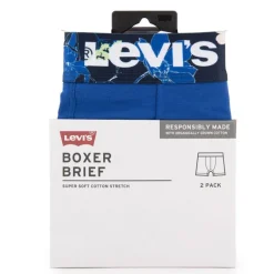 Lot de 2 boxers stretch avec élastique à motif floral Homme LEVI'S