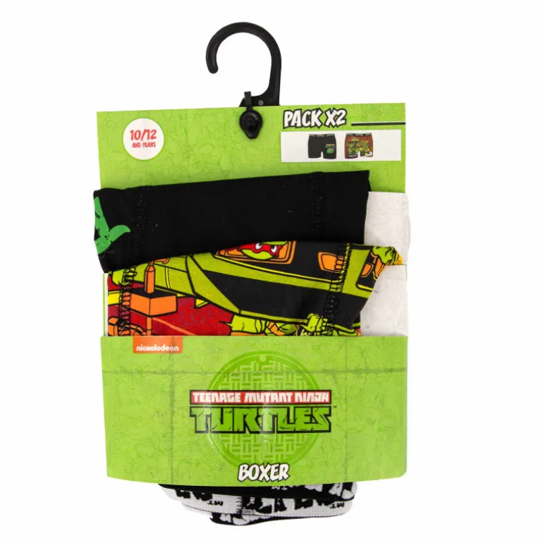 Lot de 2 boxers Tortues Ninja stretch Enfant NICKELODEON
