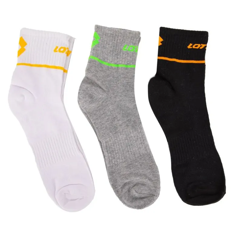 Lot de 3 chaussettes logo cheville Homme LOTTO