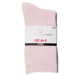 Lot de 6 chaussettes nilda Femme LULU CASTAGNETTE