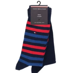 Lot de 2 chaussettes rayées Homme TOMMY HILFIGER
