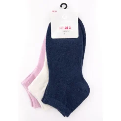 Lot de 3 chaussettes simona Femme LULU CASTAGNETTE