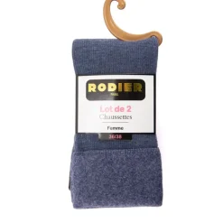 Lot de 2 chaussettes unies Femme RODIER