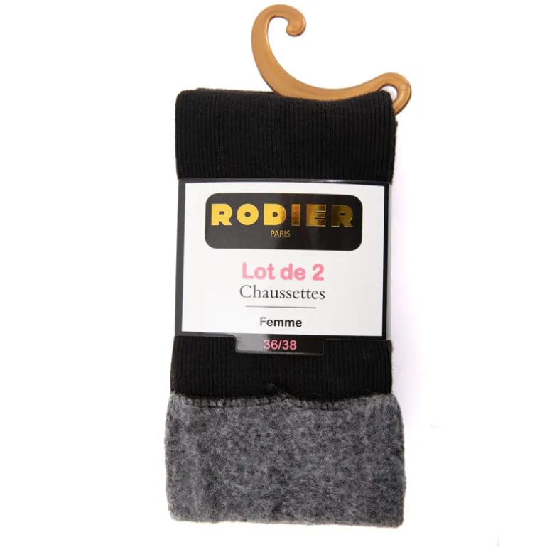 Lot de 2 chaussettes unies Femme RODIER