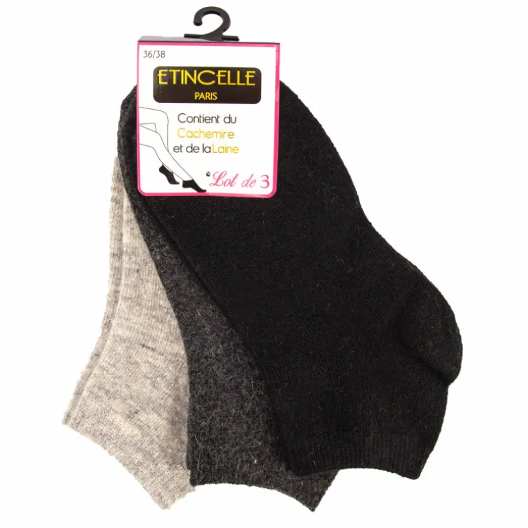Lot de 3 paires de chaussettes Claudinette Femme ETINCELLE