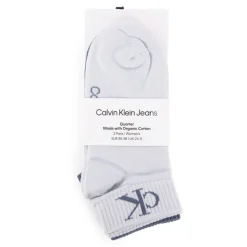 Lot de 2 paires de chaussettes avec élastique aux cheville Femme CALVIN KLEIN
