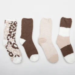 Lot de 4 paires de chaussettes chausson zarina Femme LULU CASTAGNETTE