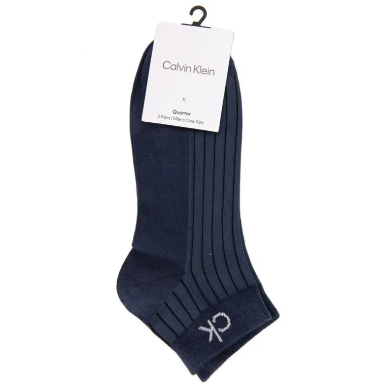 Lot de 2 paires de chaussettes Unies Homme CALVIN KLEIN