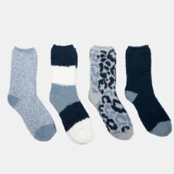 Lot de 4 paires de chaussettes chausson zarina Femme LULU CASTAGNETTE