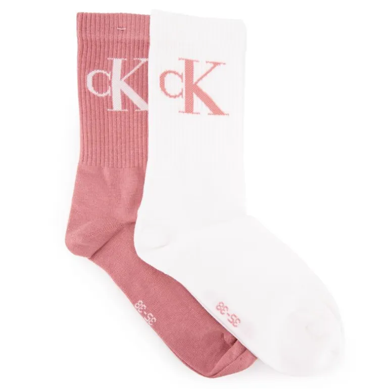 Lot de 2 paires de chaussettes montantes Femme CALVIN KLEIN
