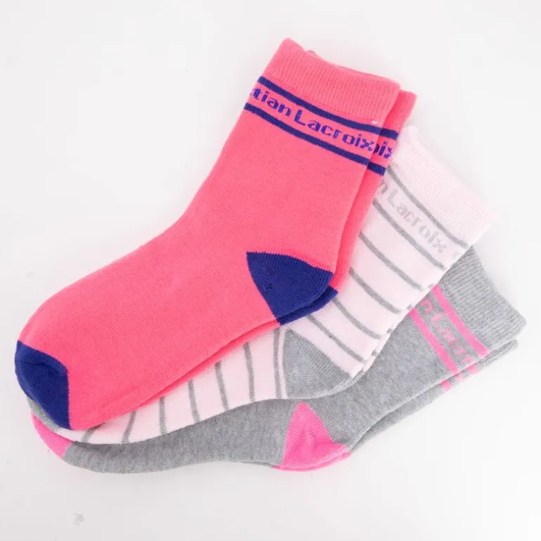 Lot de 3 paires de chaussettes ch01 girl t 15/35 Enfant CXL BY CHRISTIAN LACROIX